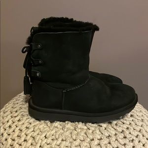 Black UGG boots